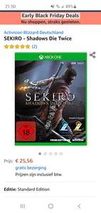 Sekiro shadows die twice Xbox One (Duitse kaft)