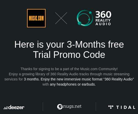 3 maanden gratis Tidal of Deezer (via music.com)