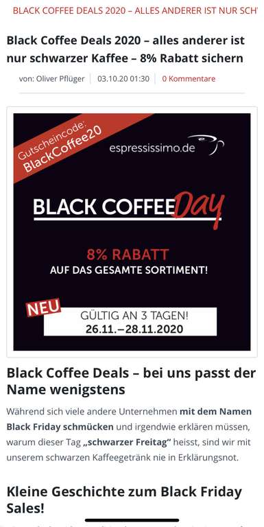 Black Coffee Day