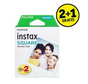 2+1 gratis op alle Fujifilm Instax film (mini/square)