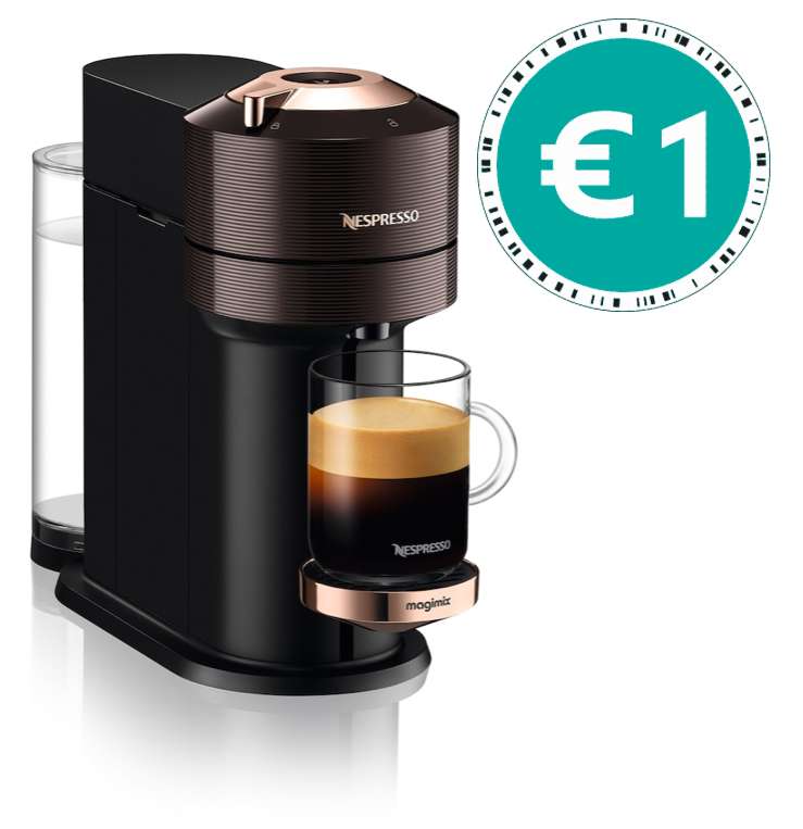 Nespresso België Vertuo NEXT 1 euro bij 250 capsules