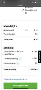 iPhone 12 pro Max €1280