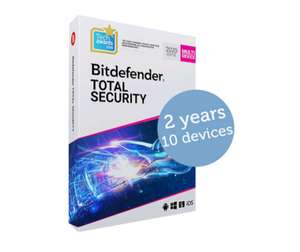 BitDefender Total Security 2020 (2 of 3 jaar, 10 apparaten)