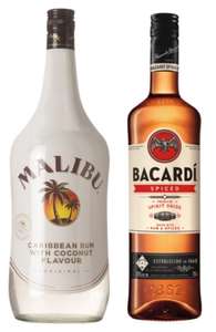 1.5 liter Bacardi Spiced of Malibu Coconut @ Gall&Gall