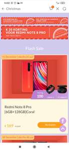 Nog goedkoper Xiaomi redmi 8 pro voor 149 met gratis mi band 4 of mi earbuds (mi band 5 + 9,99)
