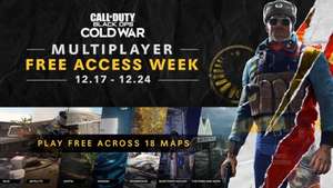 Gratis Multiplayer Week Call of Duty Black Ops Cold War