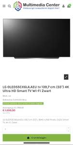 LG OLED55CX6LA TV