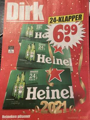 Heineken 24 flesjes €6,99