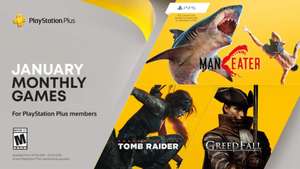 PS+ games voor januari 2021: Maneater, Greedfall en Shadow of Tomb Raider