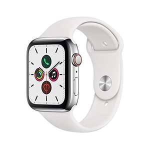 Apple Watch Series 5 (GPS + Cellular, 44 mm) Staal @amazon.fr