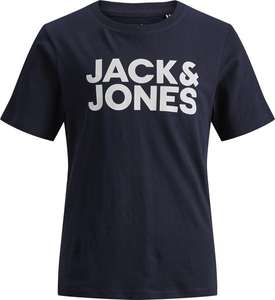 JACK&JONES JUNIOR Jongens T-shirt - Navy Blazer - Maat 152 bij Bol.com