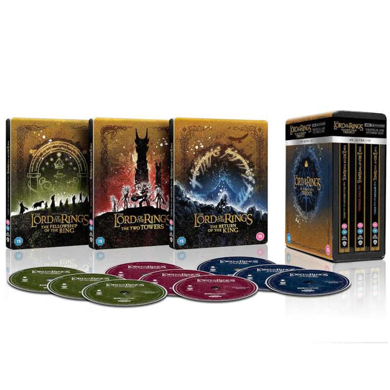 The Lord of the Rings Trilogy - Limited Edition 4K Steelbook Collection (met NL subs)