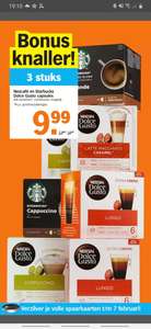 3 doosjes Nescafé en Starbucks Dolce Gusto capsules voor €9,99