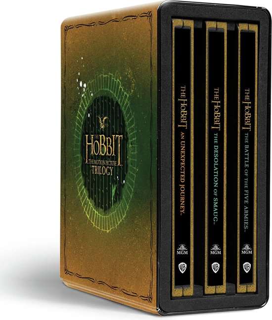 The Hobbit Trilogy - Limited Edition 4K Steelbook Collection (Franse hoes, Engelse audio en NL subs)