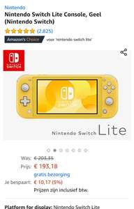 Nintendo Switch Lite geel