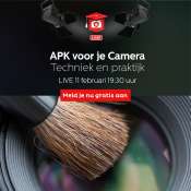 APK voor je camera: techniek en praktijk - Zoom Academy Live - Schrijf je nu gratis in!