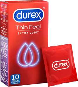 [SELECT DEAL] Durex Condooms Thin Feel Extra Lube 10 stuks