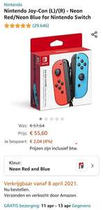 Nintendo Switch Joy-Con rood/blauw