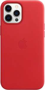 Apple MagSafe Leather Case (for iPhone 12 Pro Max) - (PRODUCT) RED