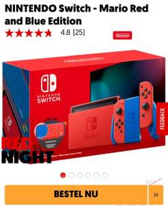 Nintendo switch console mario editie