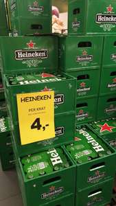 Heineken 4 euro per krat