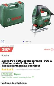 Bosch PST 650 Decoupeerzaag met koffer en 1 houtzaagblad
