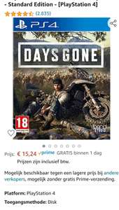 Days Gone PlayStation 4 @Amazon.nl