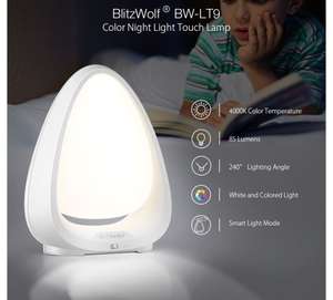 BlitzWolf® BW-LT9 Touch Switch Color Night Light