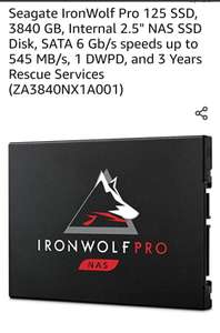 Seagate IronWolf Pro 125 (NAS) SSD 3,84TB