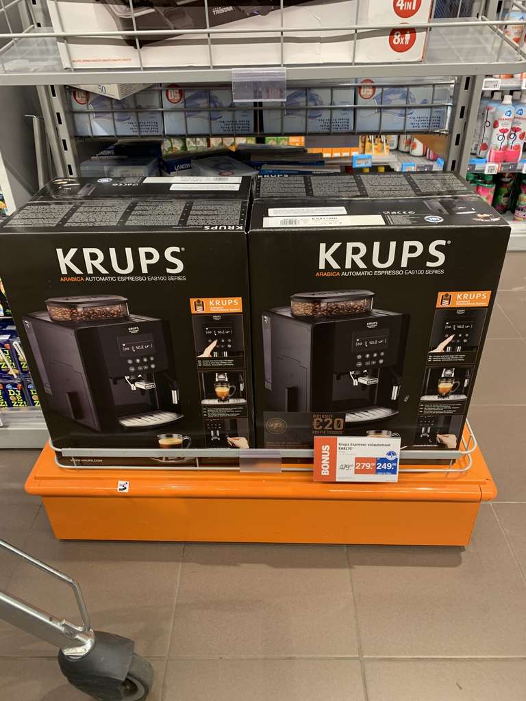 Krups EA8170 Espresso volautomaat (€249,- met 1500 airmiles) @Albert Heijn