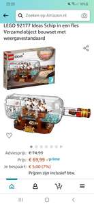 Lego ideas schip in een fles