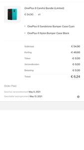 Originele hoesjes 2x OnePlus 8 €6.24