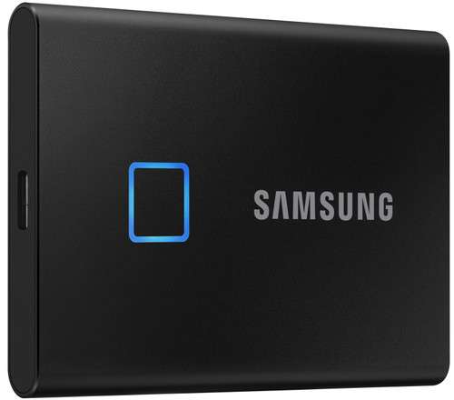 Samsung T7 Touch Portable SSD 1TB Zwart