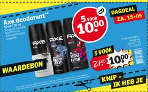 Axe Deodorant 5 voor €10