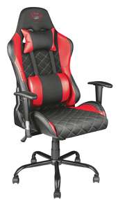 Trust GXT 707R Resto Gaming Chair (v2) rood en grijs