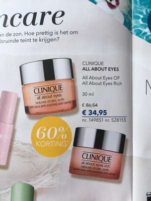 Clinique All about eyes rich. 30ML
