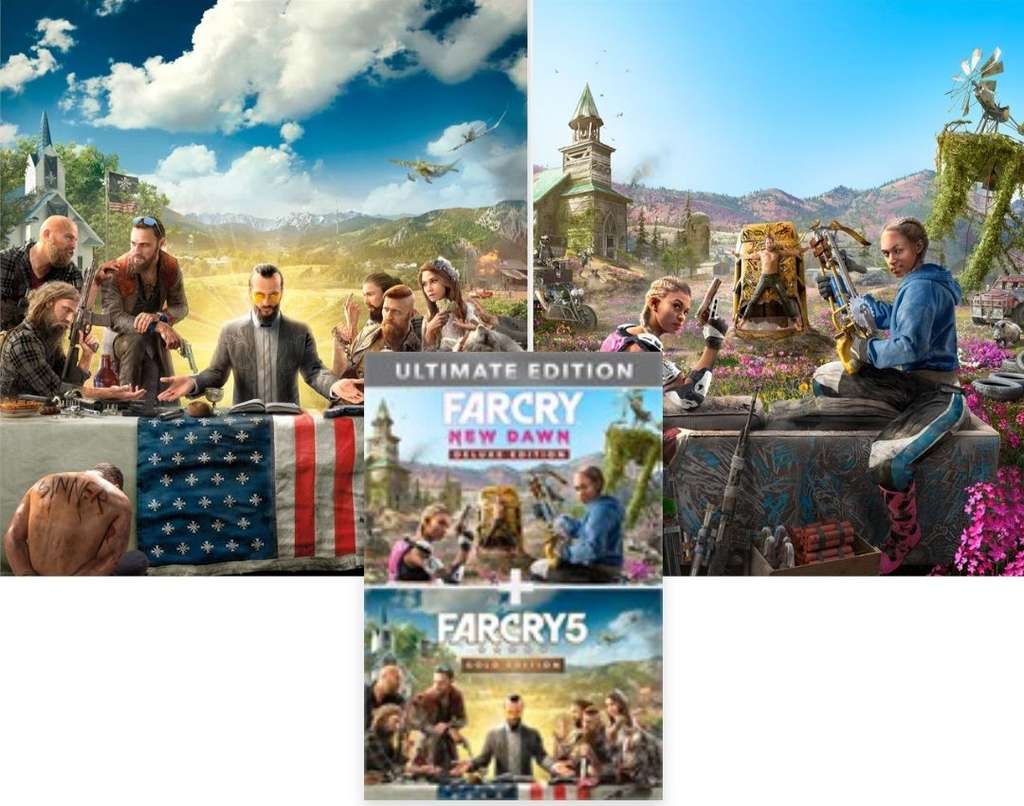 Far cry 5 gold edition far cry new dawn deluxe edition bundle что входит