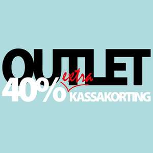 OUTLET 40% extra korting