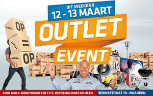 Dit weekend 12 en 13 maart - Outlet Event (Koffiediscounter/Plasma-discounter, enz..)  @ Naarden 