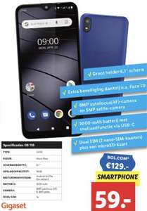 Gigaset GS110 Smartphone (16GB / DualSim + MicroSD kaart ) €59 @ Lidl