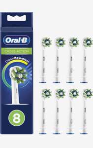 Oral B crossaction opzetborstels - 8 stuks