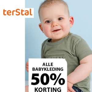 Alle babykleding -50% [ook sale] -10% extra [code] = vanaf €1,19