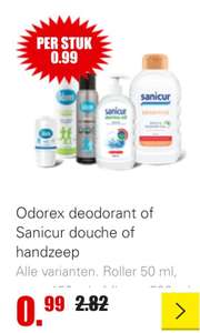 DIRK Odorex deodorant of Sanicur douche of handzeep Alle varianten 99 cent.