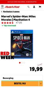 Alleen nog op te halen: Marvel's Spider-Man: Miles Morales - PS4 (incl. PS5 upgrade) @ MediaMarkt