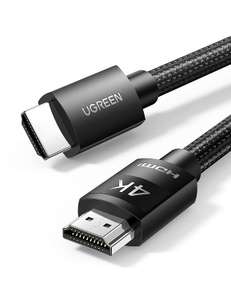 UGREEN 2.0 HDMI kabel 4K@60Hz - 2 meter lang voor €7,49 @ Amazon NL
