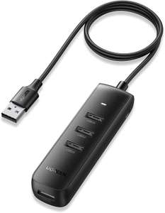 UGREEN 4-poorts USB 3.0 hub voor €9,99 met 1M kabel @ Amazon NL