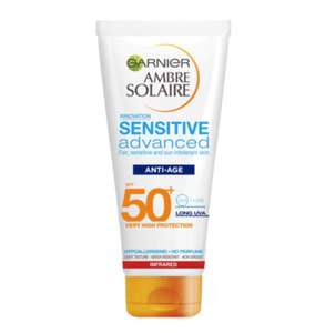 Ambre Solaire Sensitive Expert+ Anti Age Zonnebrand crème met Factor 50+ 100ml