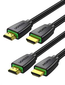 [2 stuks] UGREEN 2.0 HDMI kabel 4K@60Hz van 2M lang voor €9,99 @ Amazon NL