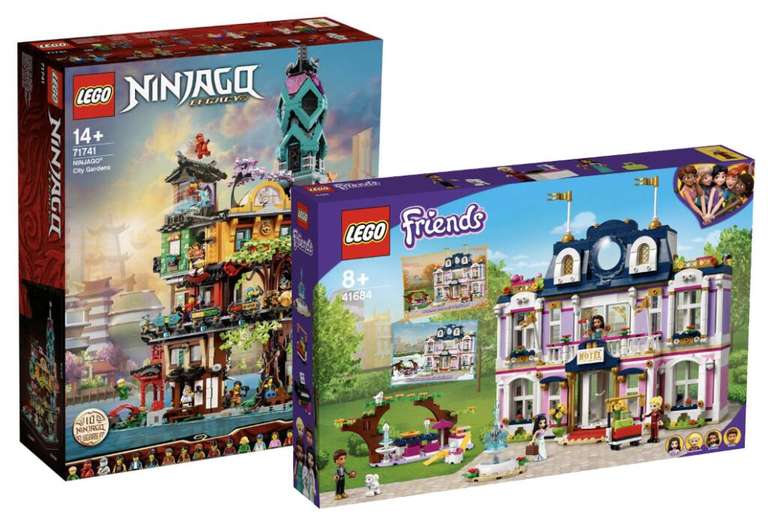 Intertoys - 25% korting op Lego 71741 - Ninjago Stadstuinen & Lego 41684 - Friends Heartlake City Grand Hotel