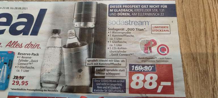 Sodastream Duo Titan (Duitsland)